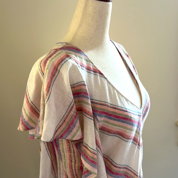 AMANDA UPRICHARD Chevron Stripe Shift Dress Size Small - Picture 6 of 16